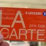 carte Leclerc