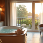 Chambre d'hôtel cosy en Normandie avec jacuzzi privé
